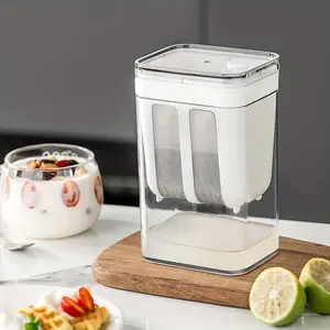 Greek Yogurt Filter Separator, Large Capacity Kitchen Tool, BPA Free, Ideal for Juices, Yogurts, Kefirs, Tofu, Cheese
