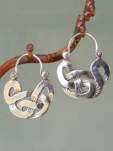 Vintage Style Hollow Out Design Dangle Earrings, 2024 New Style Jewelry for Party, Daily Clothing Decor, Trendy All-match Cool Female Accessories for Birthday Gift, Unique Gifts for Women, High Quality Earrings