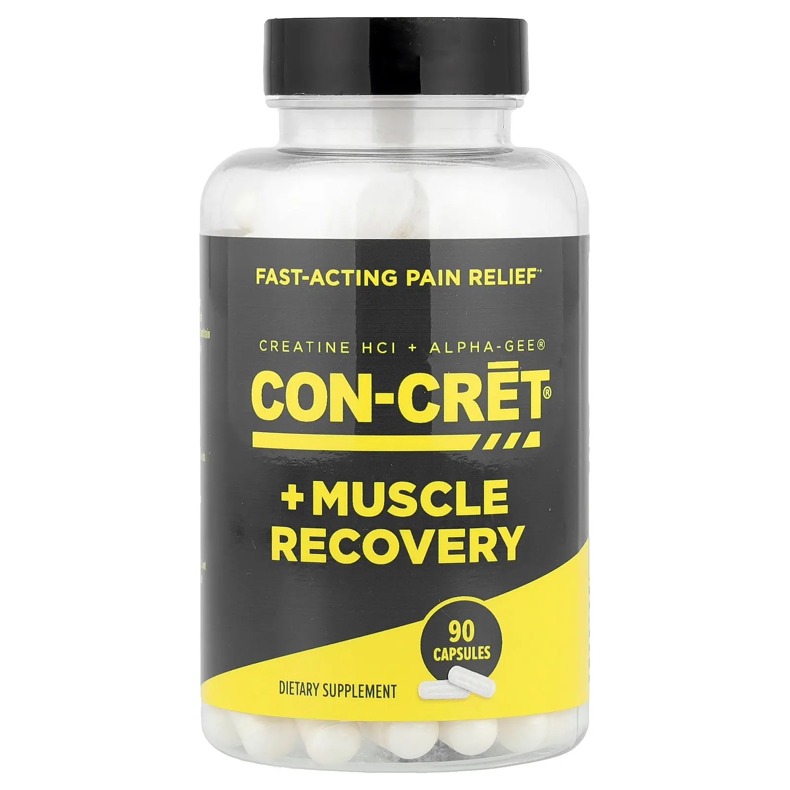 Con-Cret Creatine HCl + Alpha Gee®, 90 Capsules Con-Cret Creatine HCl + Alpha Gee®, 90 Capsules