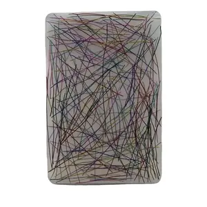 Rainbow- Trichy Silicone picky pad - 5" x 3.5" Textured Fidget Pads for Trichotillomania skin picking, hair pulling, ADHD anxiety stress relief