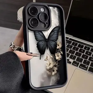 A Butterfly-Themed Phone Cover Compatible with Iphone 16 Pro Max, 15, 14, 13, 12, And 11 Pro Plus Models, Including Ip13Promax And Ip14Promax, As Well As XS, X, And XS Max.