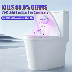 Automatic UV Toilet Sanitizer Light, Kills 99.9% Germs & Viruses, USB Charging, Easy Installation for Bathroom, Hotel & Home - Smart Toilet Cleaner