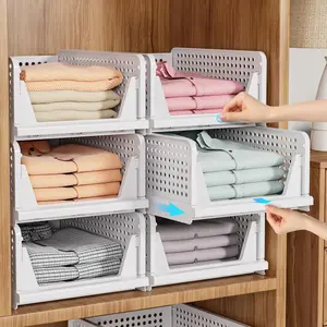 Very Convenient Foldable Storage Basket, Can Be Flexibly Combined, Both Commercial and Household Can Be Used, It Is Very Convenient for the Whole Family to Use a Variety of Colors