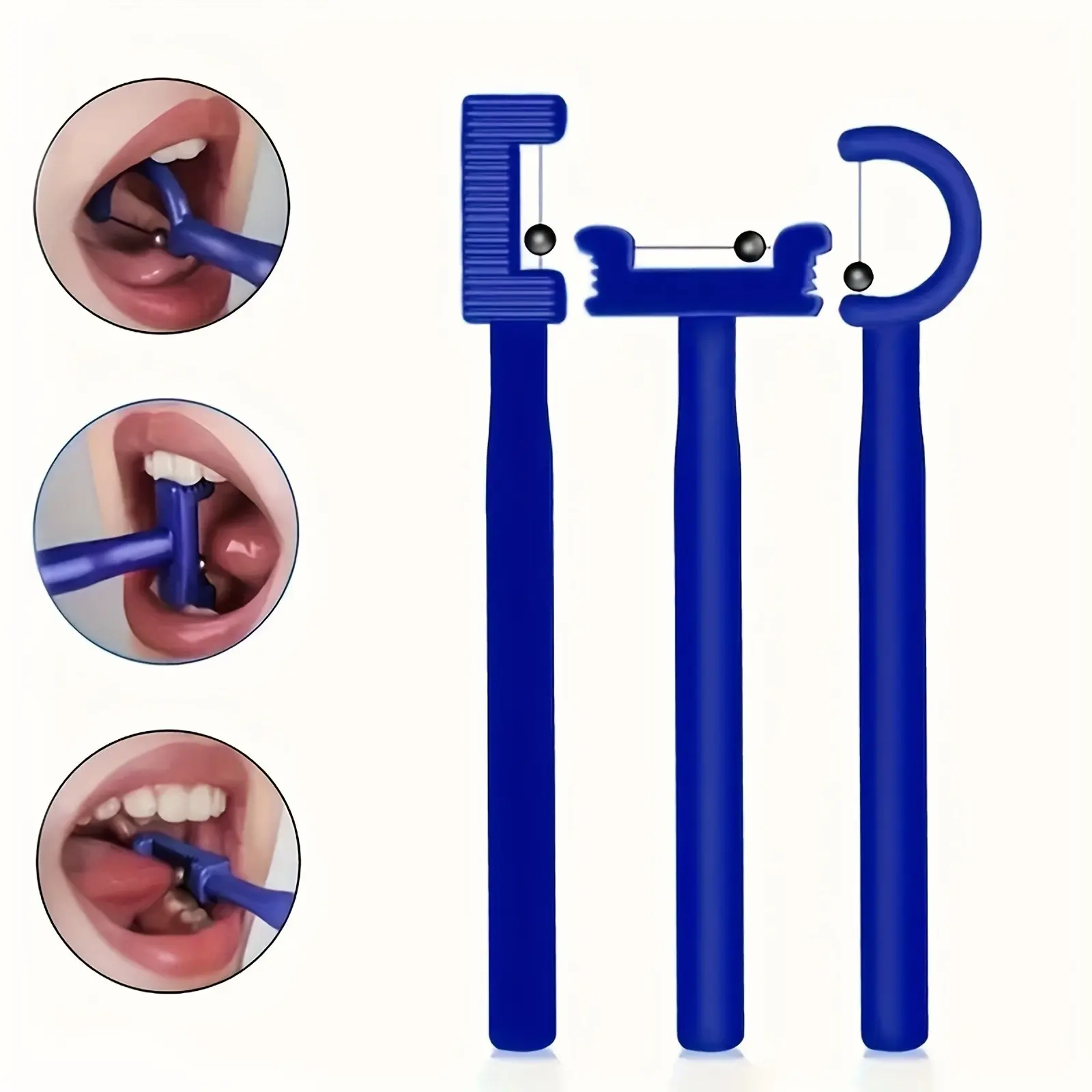 Oral Muscle Training Tool Set – for Tongue and Mouth Muscle Exercise, Helps Improve Speech and Swallowing Function