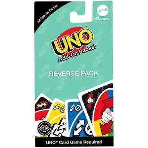 Mattel Games - UNO Reverse Pack Add-On  [COLLECTIBLES] Card Game, Table Top Game