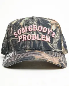 Somebody's Problem Camo Ball Cap