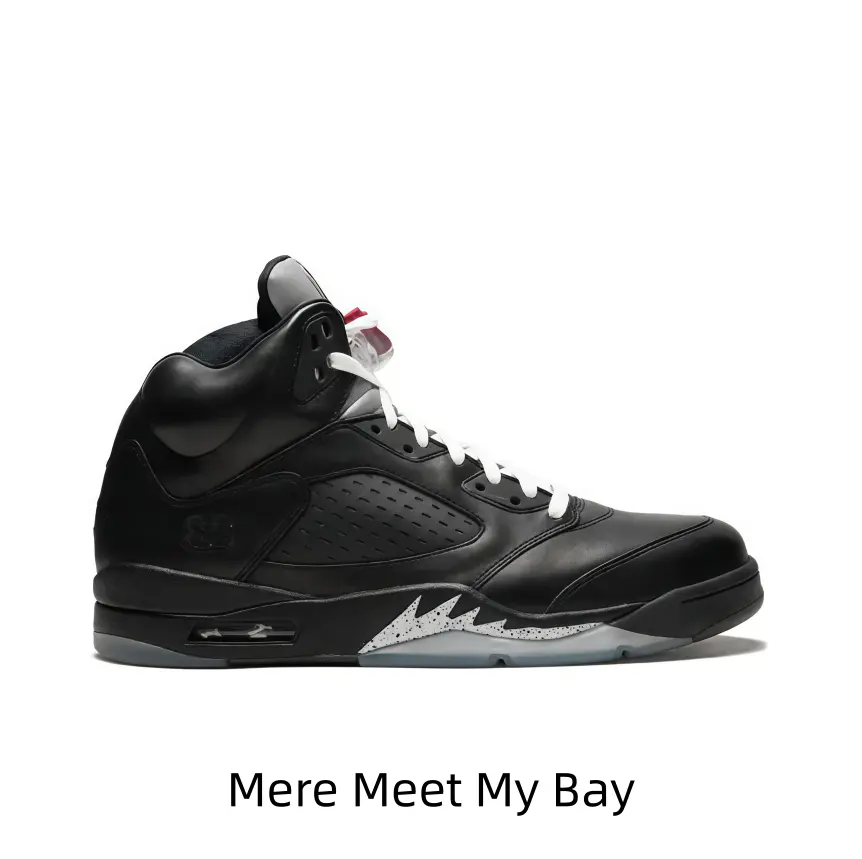 All-Black High-Tops with Silver Metallic Midsole & 3M Reflective Tongue – Stealthy Retro Kicks for Urban Nightlife & Streetwear