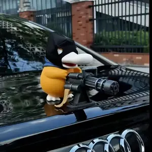 Men's Creative Gift, Gatling Machine Duck Action Figure, Cool Desktop Decor & Car Decoration, Perfect Birthday Xmas Present