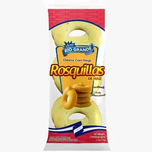 Rosquillas Hechas en Honduras 3.6 oz - 12 Units Total / Cheesy Corn Rings - Río Grande -  Individual Snack Cookie