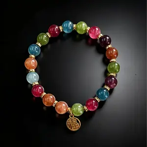 Tourmaline Bracelet | Ward Off Evil | Attract Blessings and Good Fortune | Wishes and Wisdom | Good Luck