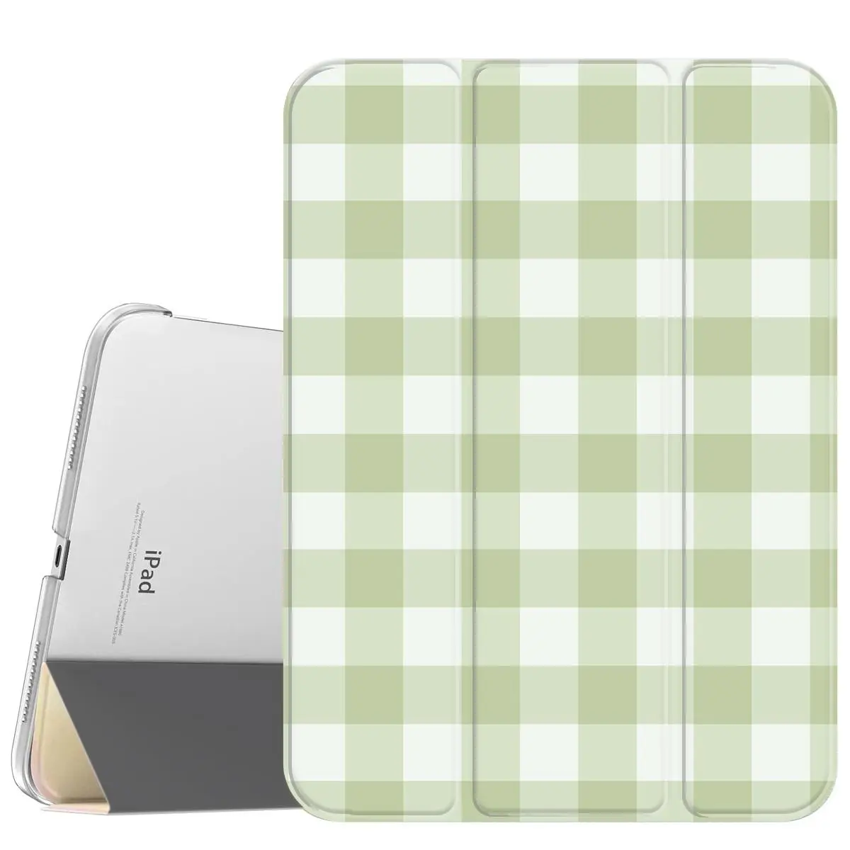 Leather Slim Adjustable Stand Tablet Case with Clip-On Installation, Pencil Slot, Auto Sleep/Wake, Magnetic Casing, Full Protection, Microfibre Lining, Fingerprint-Proof Frosted Back - Accessory for iPad A16 2025, Air 6, Mini 6, Samsung Galaxy Tab S9, Hol