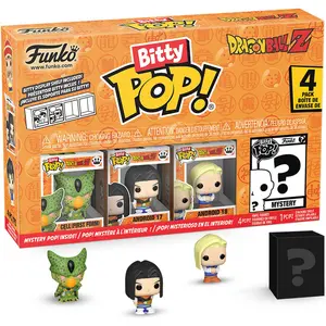 Funko Bitty POP!: Dragon Ball Z - Cell (First Form) 4-Pack Mini Fig