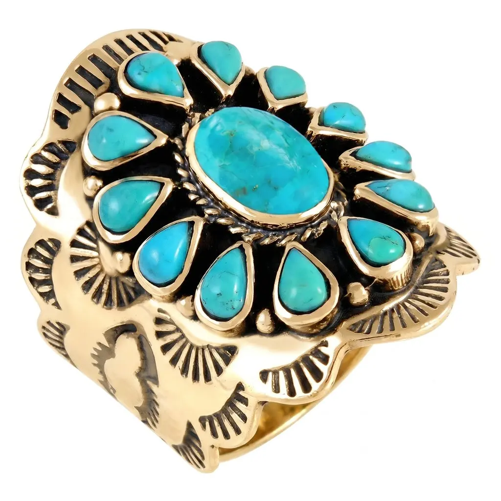 Turquoise Ring GoldCopper™ R2413-GB-C75