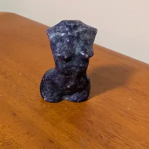 Lepidolite Body Carving