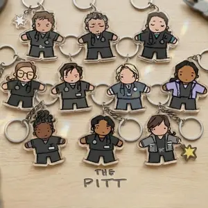 The Pitt Keychain Acrylic