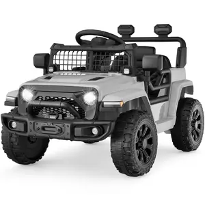 Best Choice Products 6V Kids Ride-On Truck Car w/ Parent Remote Control, 4-Wheel Suspension, LED Lights