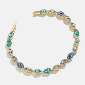 Loveden Devil's Eye Bracelet For Women & Men Party Gift Couple Evil Eye Jewelry Daily Wear Creative Craft Bracelet Iced Bling Charm Accessories