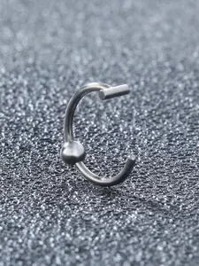 Stainless Steel Lip Ring Piercing Fake Lip Ring No Piercing Unisex Accessory, Durable Stainless Steel Material, Perfect for Men & Women