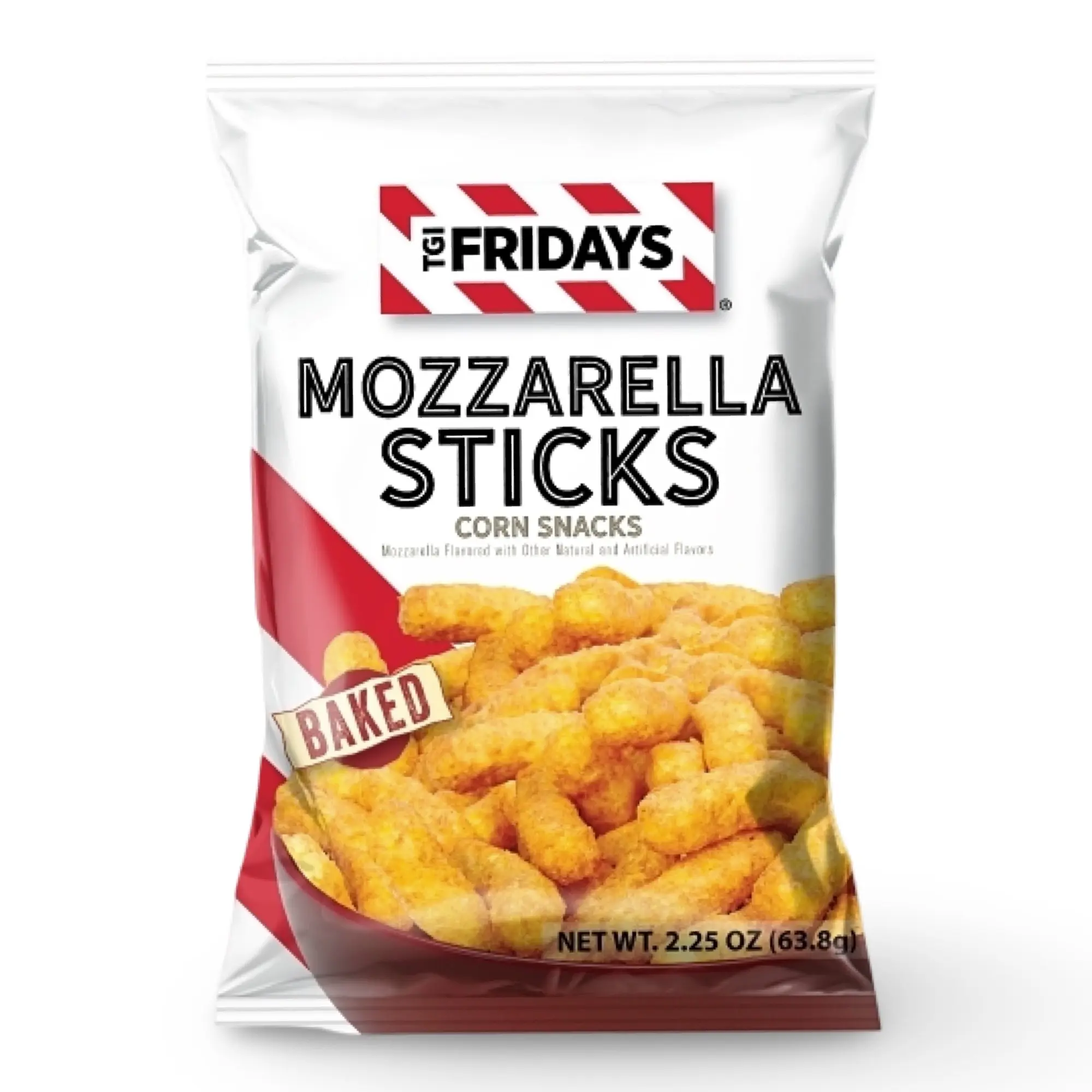 TGI Fridays Mozzarella Snack Sticks, 2.25 Oz (Pack of 6)