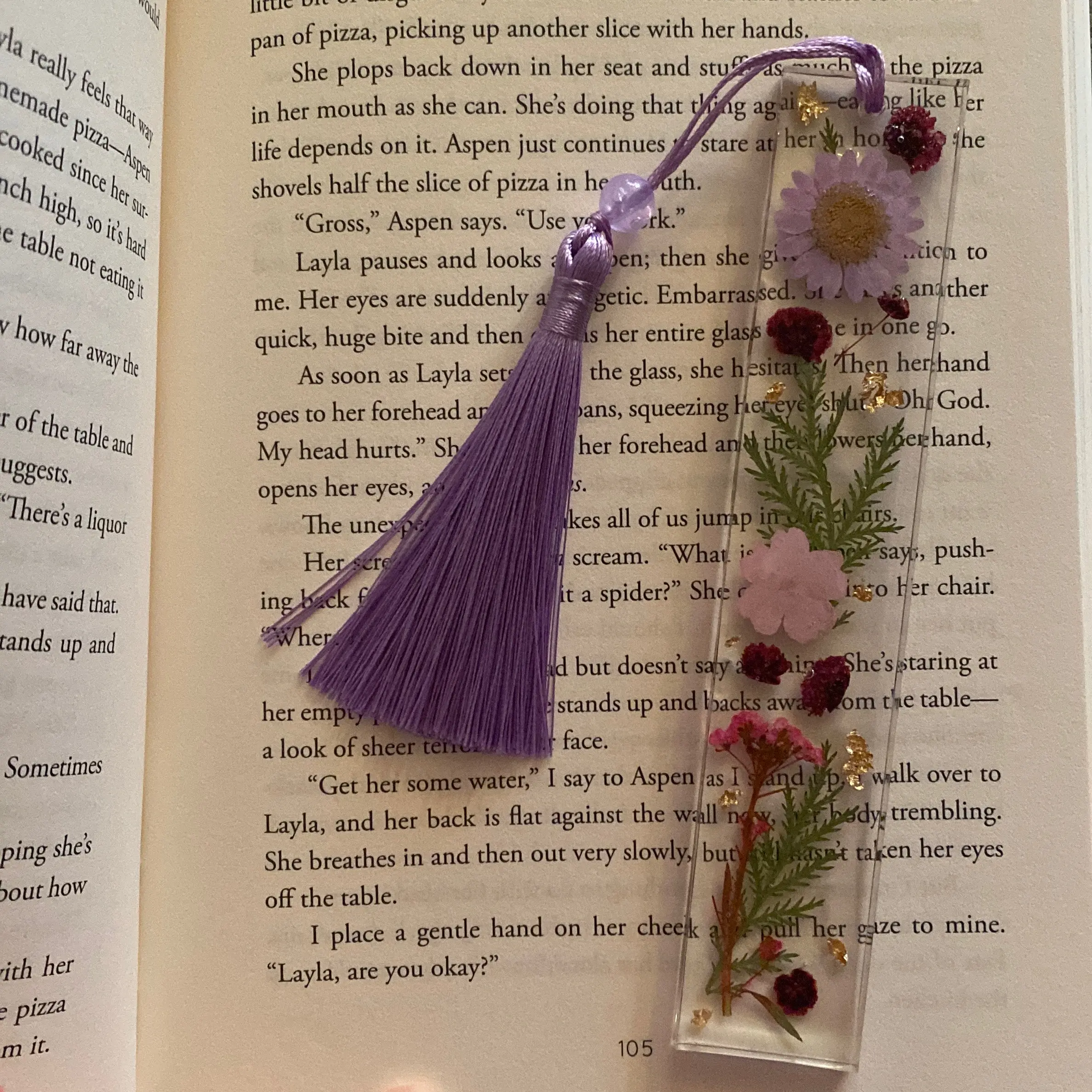 Pressed Flower bookmark