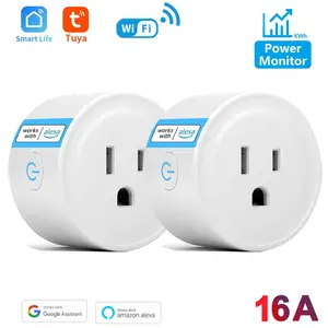 Smart Plug Mini WiFi, Compatible with Alexa & Google Home, Timer Function Via APP Control, 2.4GHz Network, No HUB Needed, Etl Fcc Certified, Power Socket