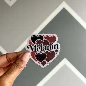 Melanin Vinyl Sticker, Kindle Sticker, Black Girl Magic