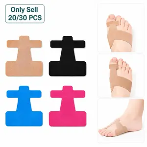 Bunion Relief, Toe Spacer, 20/30PCS Pre-Cut Tape,  Pain Relief Kinesiology Athletic Tape For Bunions & Turf Toe, Breathable, Elastic, Anti-Friction Support For Big Toe, Comfort Daily Walking & Sports Use
