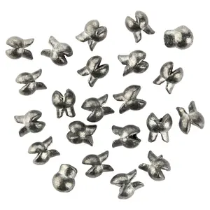 Ozark Trail Reusable #5 Split Shot Lead Weights – 22-Pack, Precision Fishing Sinkers (0.9 x 0.75 cm)