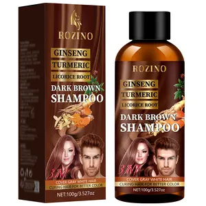 Brown Colour-Correcting Haircare Shampoo Cleanser - 100g, Damage Repair, Soothing, Anti-Itch, Smoothing, Hydrating, Moisture Plex, Cocoa, Rosemary, Biotin, Keratin, Natural Shampoobar, Yellow Neutralizing, Set Box