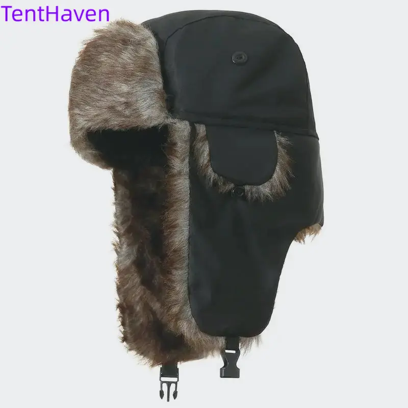 2026 new adult outdoor waterproof winter pilot Lei Feng hat autumn and winter men's and women's cotton hats Northeast hat