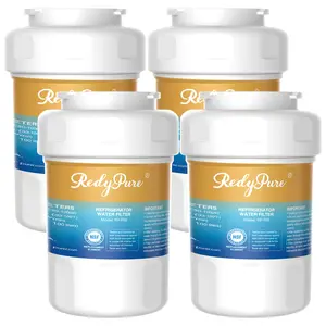 Refrigerator Water Filter Replacement for GE MWF, SmartWater MWFP, MWFA, GWF, HDX FMG-1, RWF 1060, WFC1201, 197D6321P006, GSE25GSHECSS, MWFINT, Kenmore 46-9991, 1,2,4pcs