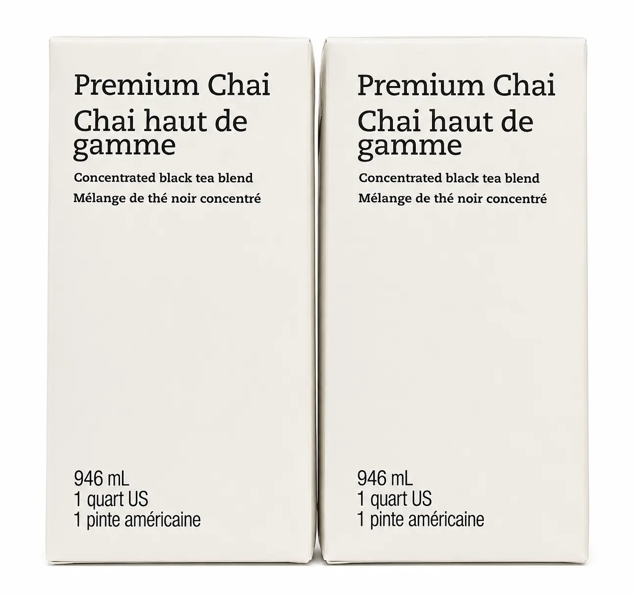 Premium Chai Tea Concentrate 2 pack