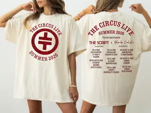 Take That Summer Tour 2026 Shirt, Circus Live Summer 2026 Tshirt, Vintage British Pop Band Shirt, Retro Music Fan Tee 2026 Tour T-Shirt, Concert Tee