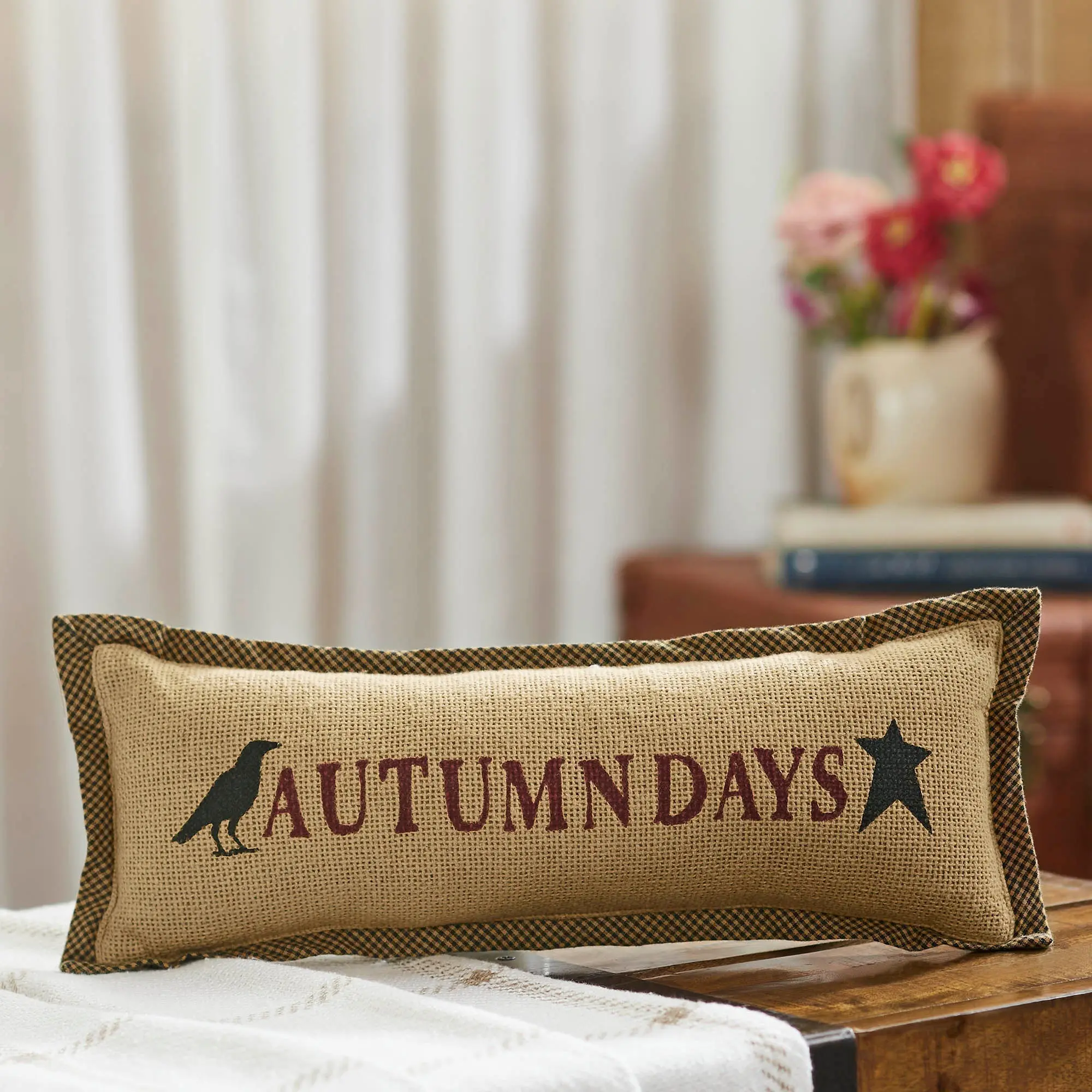 Raven Harvest Autumn Days Pillow