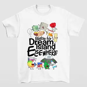 Battle For Dream Island Elsewhere Shirt BFDI Animated Series Meme Fan Graphic Tee