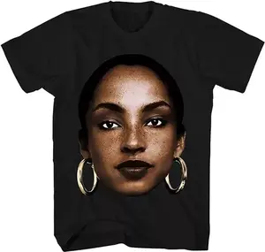 Sade Tshirt Vintage Mens Graphic tee Shirt for Women Men Poster Shirts Concert