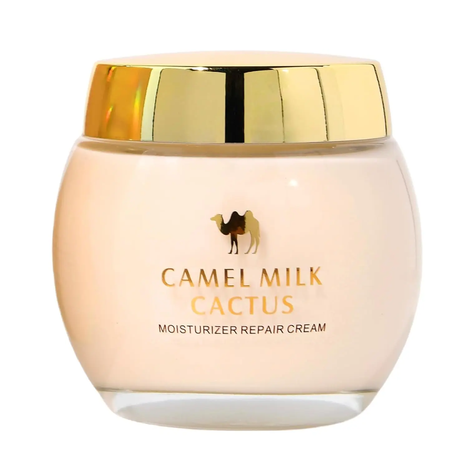 AOAO Camel Milk Cactus Night Cream - Silky Lightweight Anti-Wrinkle Moisturizer with Retinol, Niacinamide & Vitamin E for Dry, Sensitive, Combination Skin - 130g Hydrate & Lock Moisture Facial Skincare Cream, Nourishing, Skin Repair, Lactic