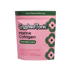 Marine Collagen - Watermelon Juice for Skin, Hair & Health - 150 GRAM - Gluten Free GMO Free Skin Care Hair & Nail Care Healthcare Supplement Fitness Edible Dietary Beauty Protein