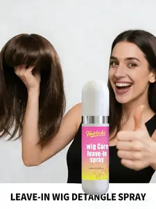 HAIRLOCKS Wig Care Detangling Spray 100ML Leave-In Anti Frizz Anti Tangle Anti Static Nourish Smooth Shiny For Synthetic Human Hair Wig Maintenance