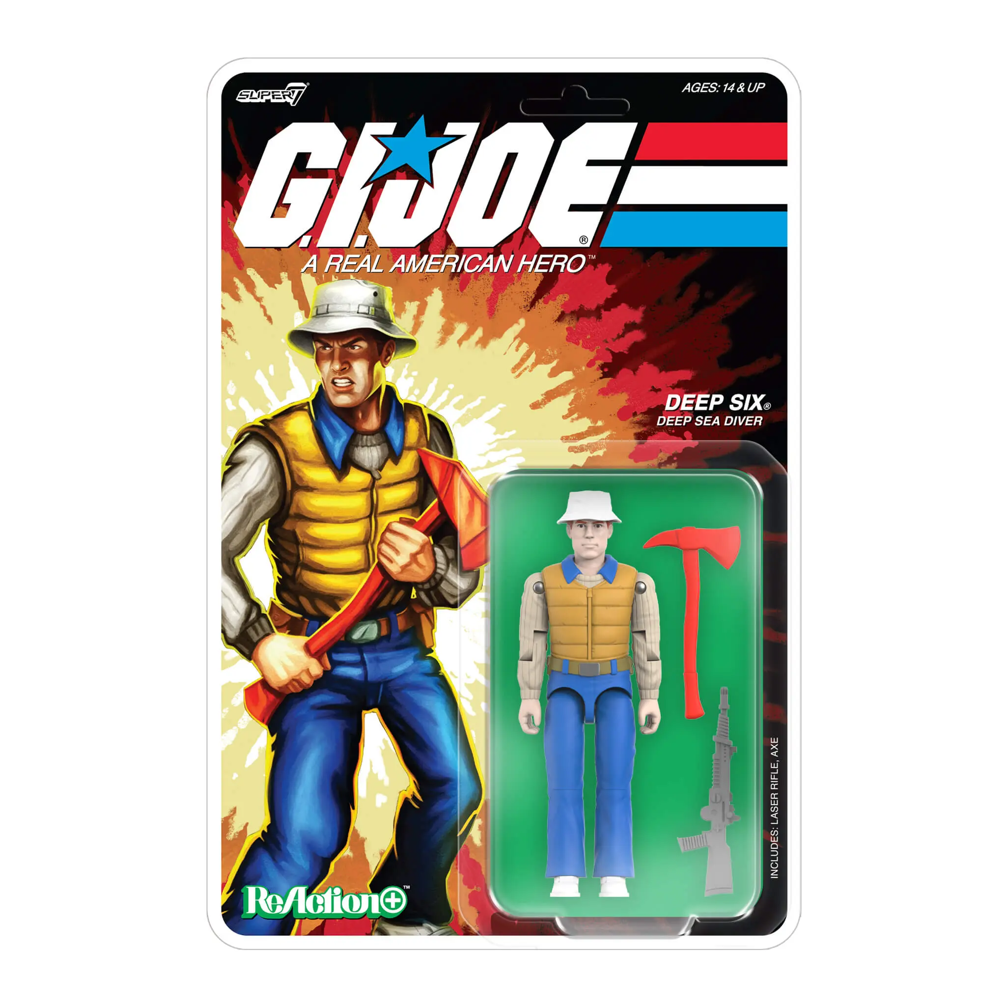 Super7 G.I. Joe ReAction+ Wave 09 - Deep Six (Comic)
