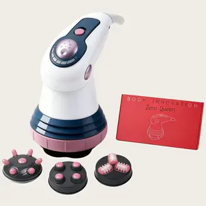 【Gift For Women Exclusive Massager】Portable Body Sculpting Massager with 3 Interchangeable Heads - Deep Tissue Cellulite Massager for Adults, Muscle Tension Relief, Better Sleep, Gentle Lymphatic Care, Spa Beauty Device For Women | Easy to use Daily