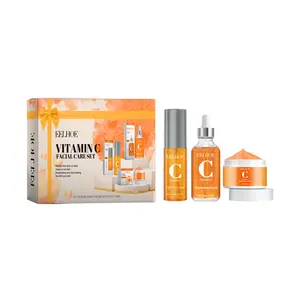 EELHOE Vitamin C Facial Skincare Set - Hydrating, Nourishing Kit with Serum, Cream, Bio-Spray for Youthful Radiant Skin, Suitable for All Skin Types (Single Item Option), Hydrate