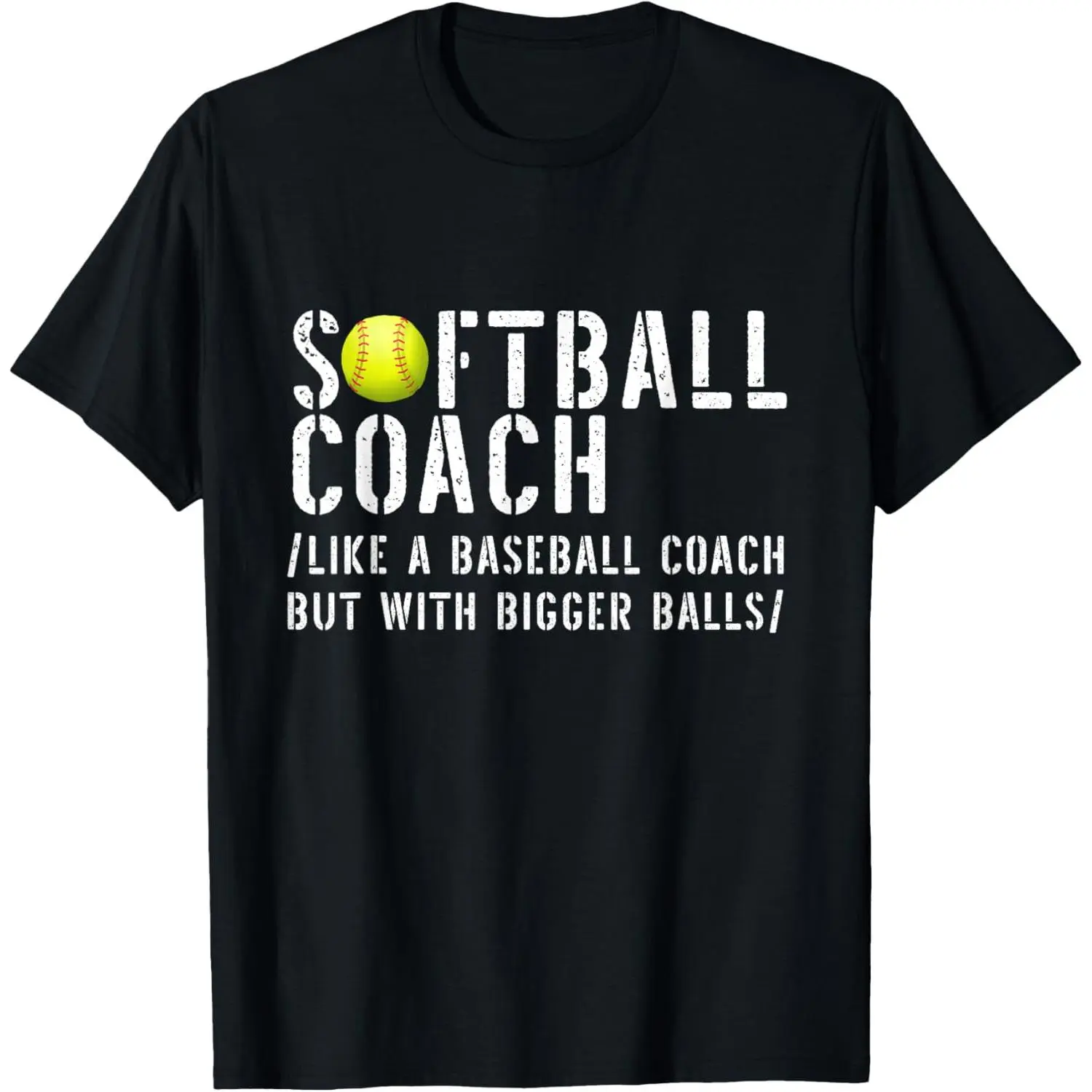 Softball Shirts Softball Dad Shirts for Men Softball Coach T-Shirt Graphic tees