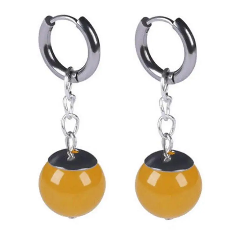 Anime Supreme Kai Black Son Goku Kakarotto Cosplay Ear Clips Unisex Zamasu Potara Earrings Ear Studs Pendant Jewelry Accessories