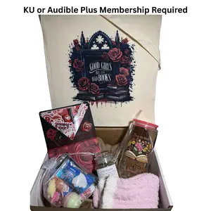 Spicy Blind Date with a Book Box for Kindle Unlimited and Audible Plus Members Personalized Mystery Romance Bundle Scene Curated Romantic Adventure Gift Box for Readers and Listeners with Open Door Smex Scene