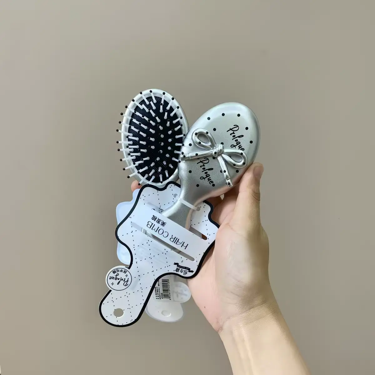 Cute Bow Air Cushion Hair Brush - Mini Portable Anti-Static Tool for Women - Massage Hair Styling Tools with Massage Teeth for Travel