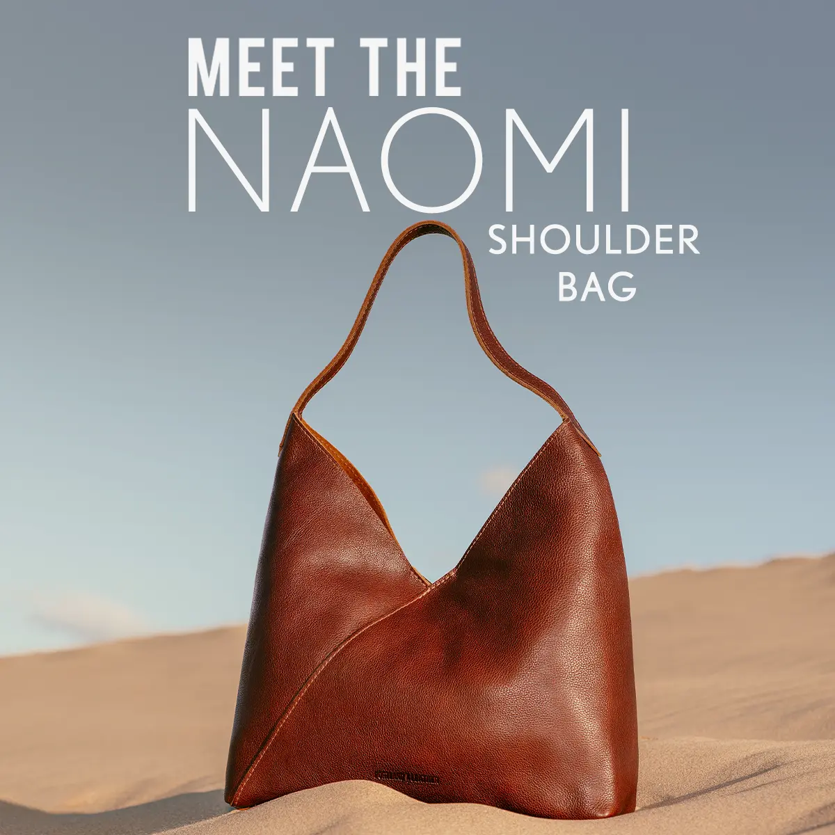 Portland Leather Naomi Shoulder Bag - Real Leather Crossbody & Slouchy Hobo Purse for Women