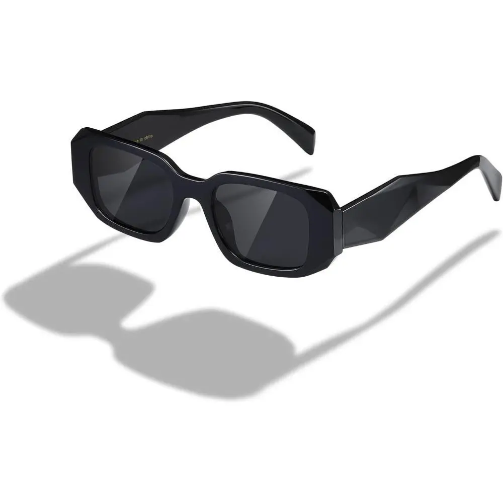 Rectangle Sunglasses for Women Men Retro Trendy Sun Glasses 90’s Vintage Square Frame K1307
