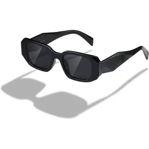 Rectangle Sunglasses for Women Men Retro Trendy Sun Glasses 90’s Vintage Square Frame K1307