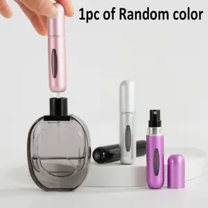 Reusable perfume spray bottles, travel-sized fragrance pump boxes, small capacity perfume sprayers that can be refilled, 2-piece set, 5 ml, Makeup Container